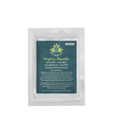 Holiday sample 6 pack of Nighty Noodle